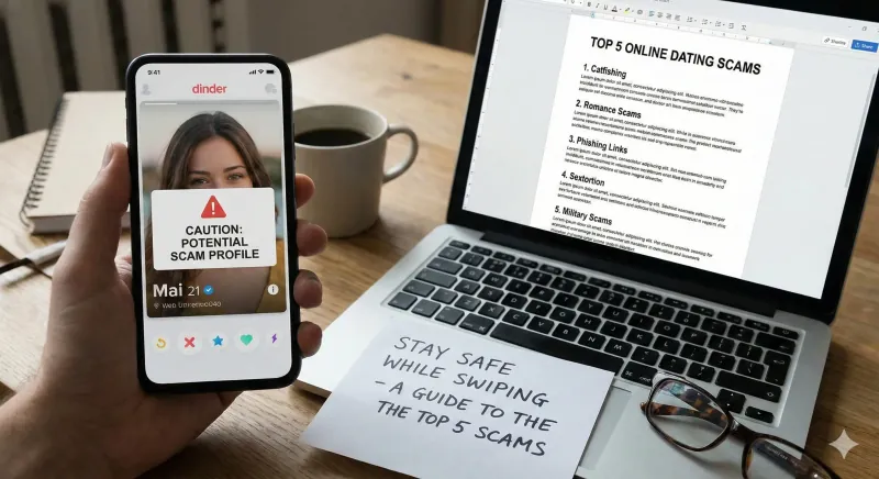 Stay Safe While Swiping: A Guide to the Top 5 Online Dating Scams