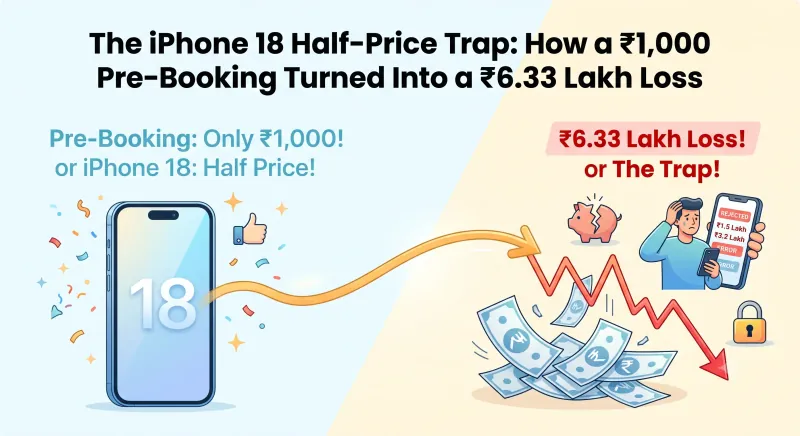 The iPhone 18 Half-Price Trap: How a ₹1,000 Pre-Booking Turned Into a ₹6.33 Lakh Loss